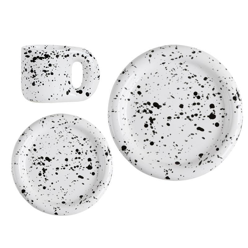 More - Chunky Speckled Cream Ceramic Mug Breakfast Set-Drinkware- A Bit Sleepy | Homedecor Concept Store
