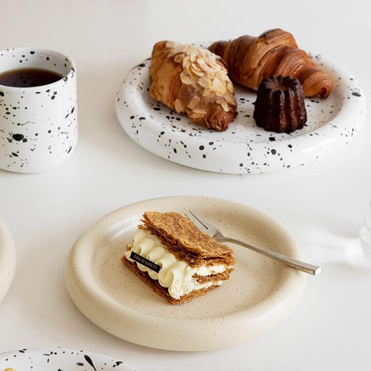 More - Chunky Speckled Cream Ceramic Mug Breakfast Set-Drinkware- A Bit Sleepy | Homedecor Concept Store