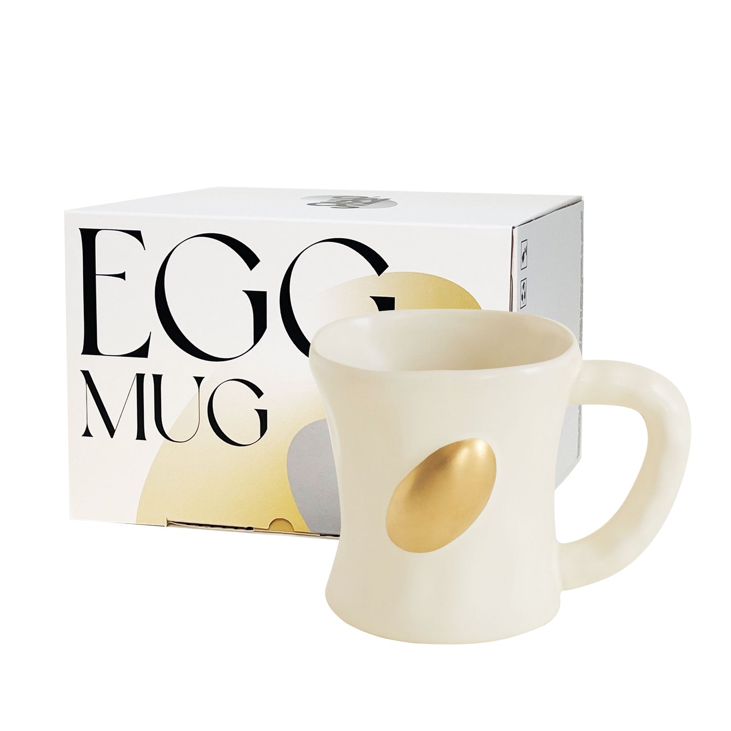 SRM - Golden Egg Handcrafted Ceramic Mug-Drinkware- A Bit Sleepy | Homedecor Concept Store