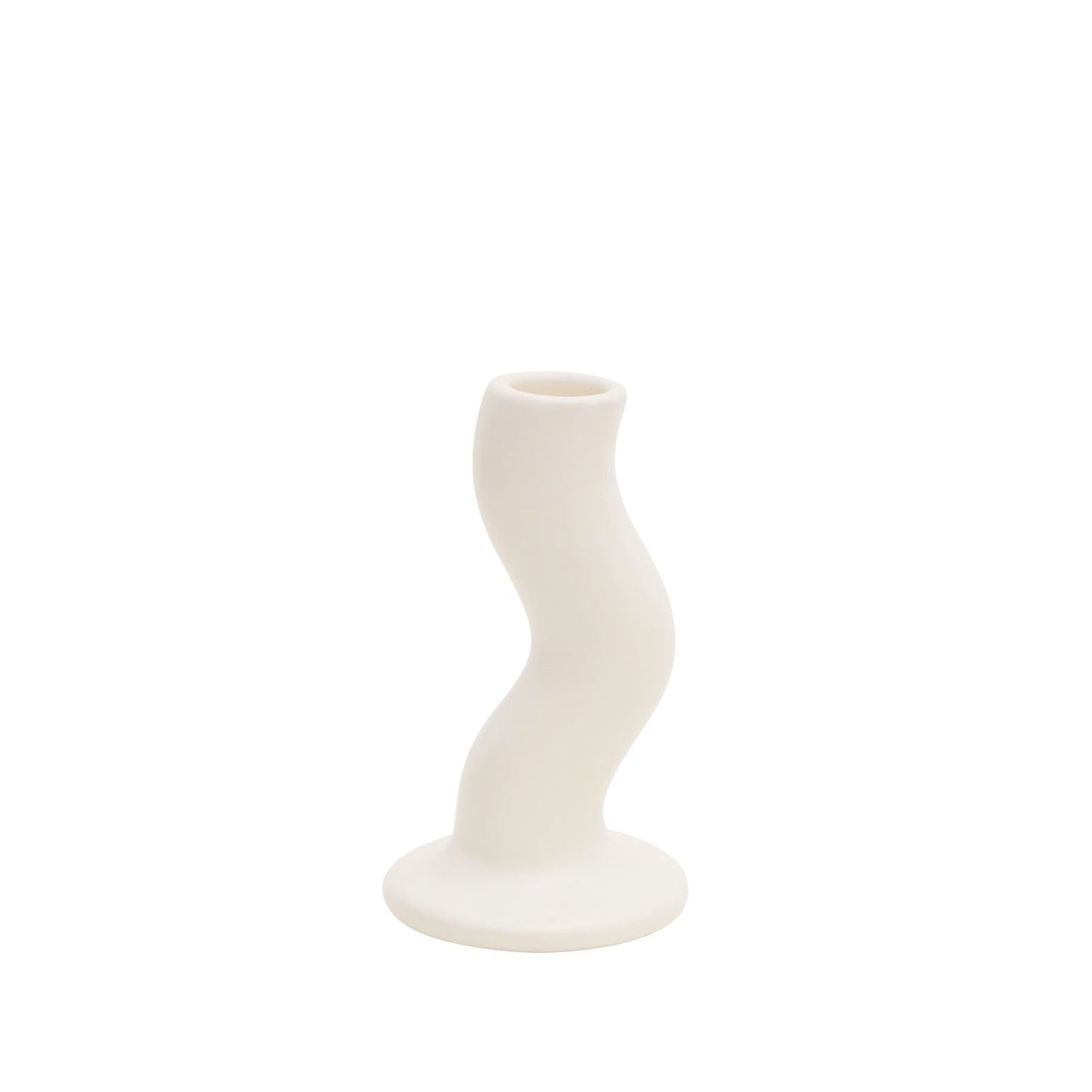 SRM - Twisty Polished Ceramic Candle Holder-Furnishings- A Bit Sleepy | Homedecor Concept Store