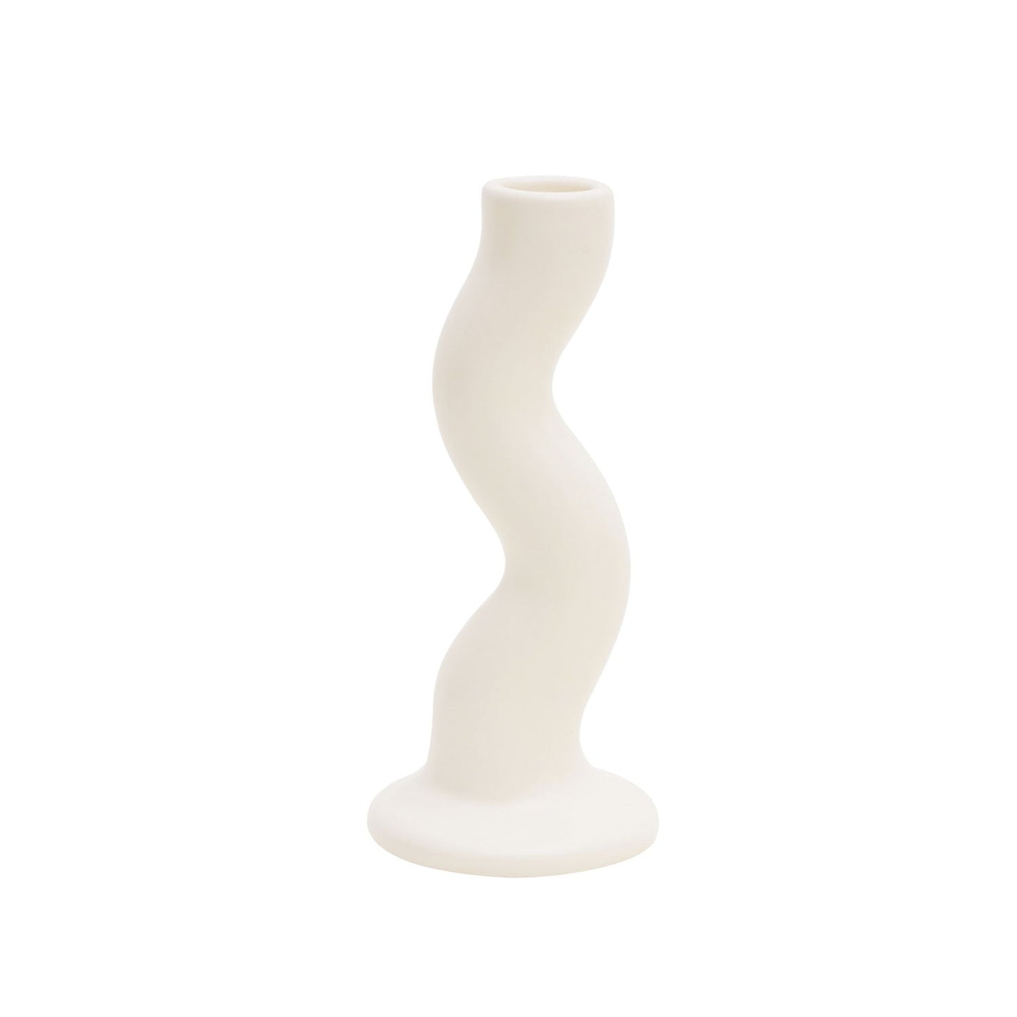 SRM - Twisty Polished Ceramic Candle Holder-Furnishings- A Bit Sleepy | Homedecor Concept Store