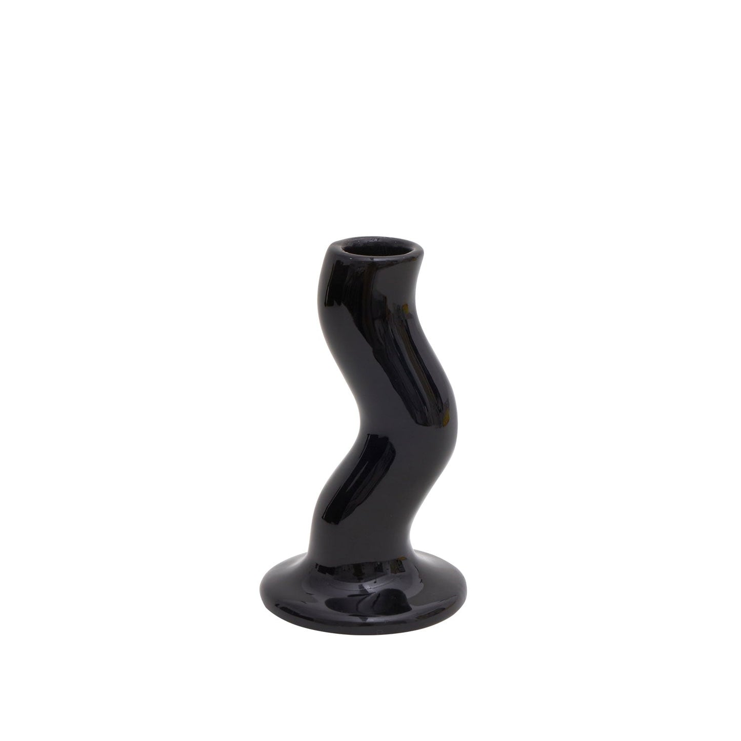 SRM - Twisty Polished Ceramic Candle Holder-Furnishings- A Bit Sleepy | Homedecor Concept Store