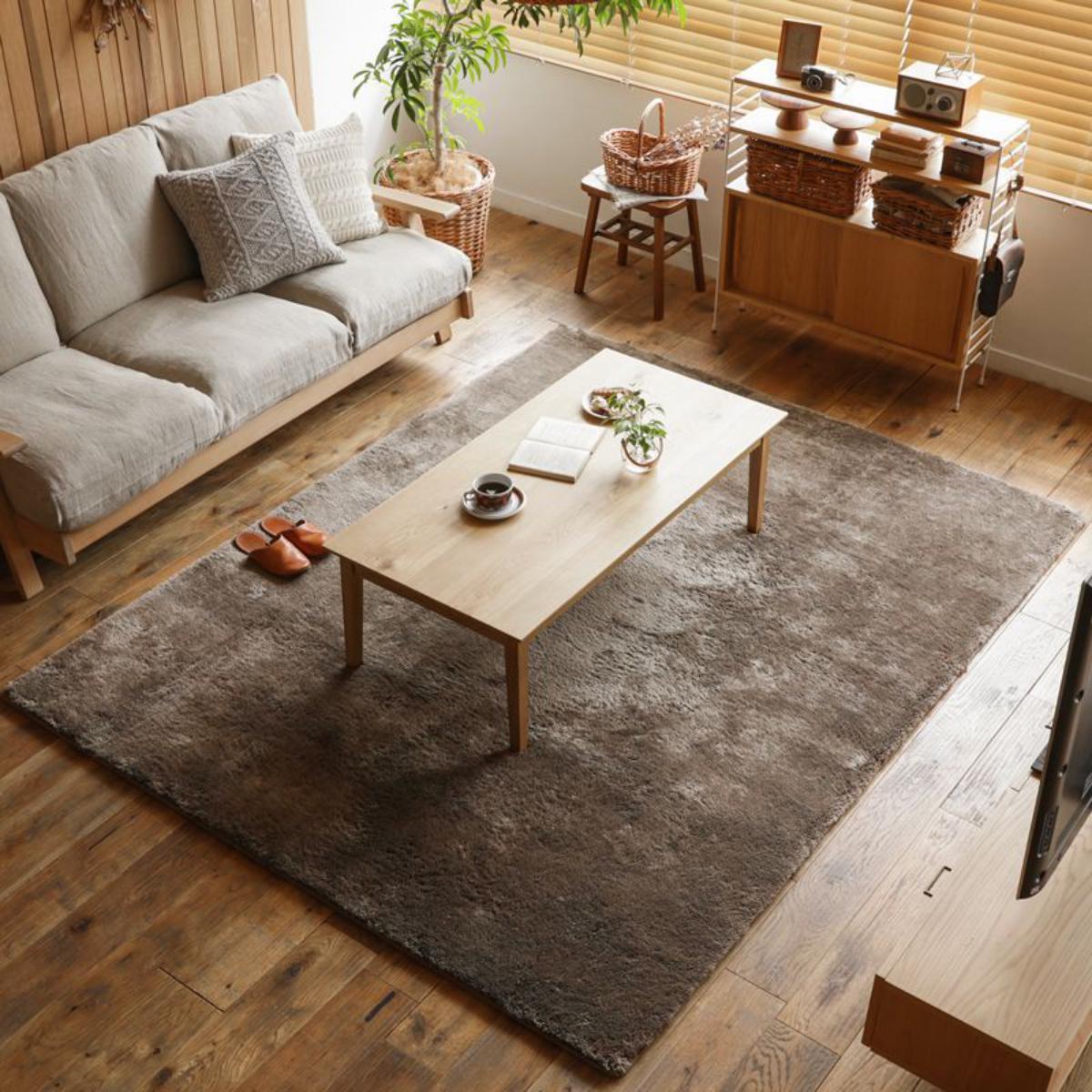 Japanese Microfiber Furry Rug (Rectangle)-Floor rugs- A Bit Sleepy | Homedecor Concept Store