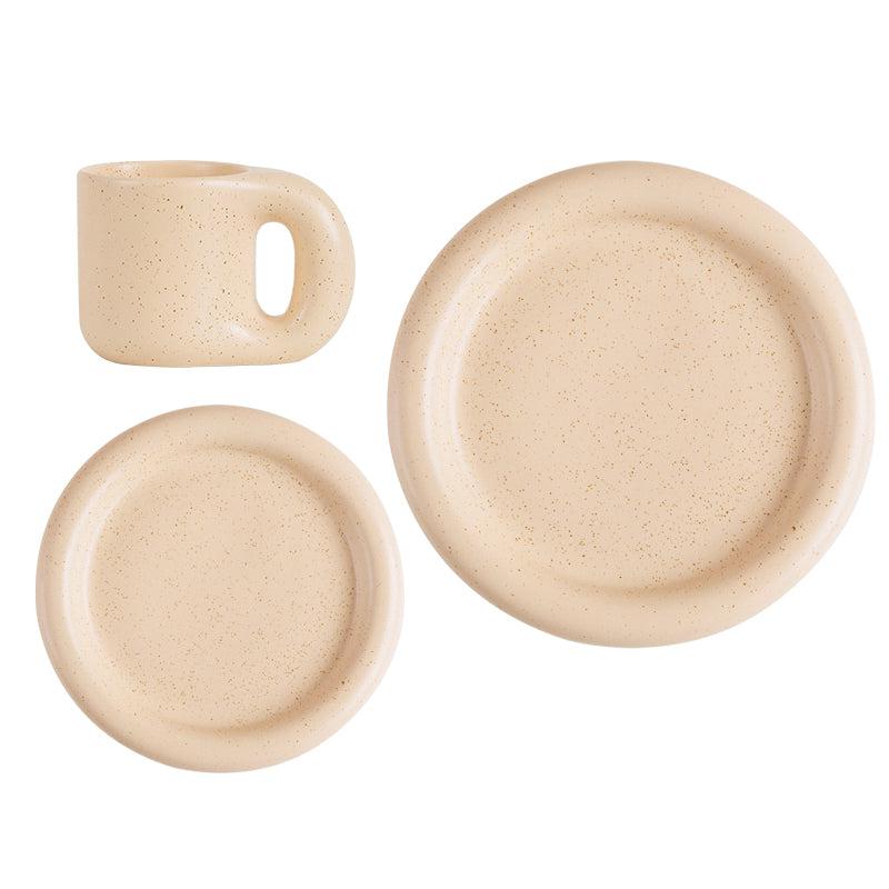 More - Chunky Speckled Camel Ceramic Mug Breakfast Set-Drinkware- A Bit Sleepy | Homedecor Concept Store