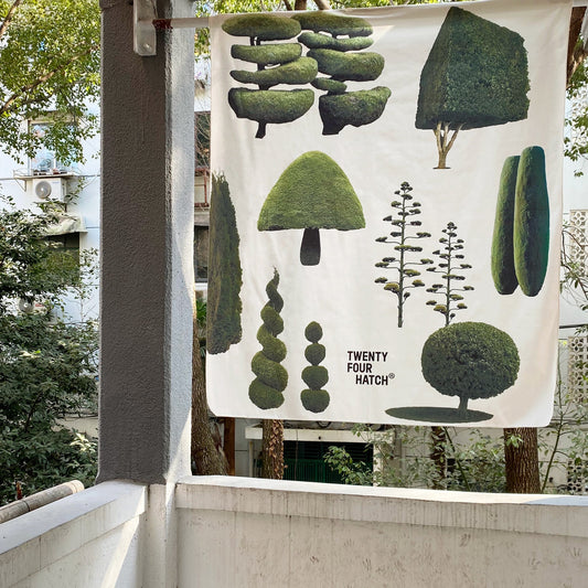 24 - Trees and Trees Door Curtain-Furnishings- A Bit Sleepy | Homedecor Concept Store