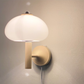 Creamy Mushroom Wall Lamp-Lighting- A Bit Sleepy | Homedecor Concept Store