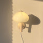 Creamy Mushroom Wall Lamp-Lighting- A Bit Sleepy | Homedecor Concept Store
