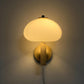 Creamy Mushroom Wall Lamp-Lighting- A Bit Sleepy | Homedecor Concept Store