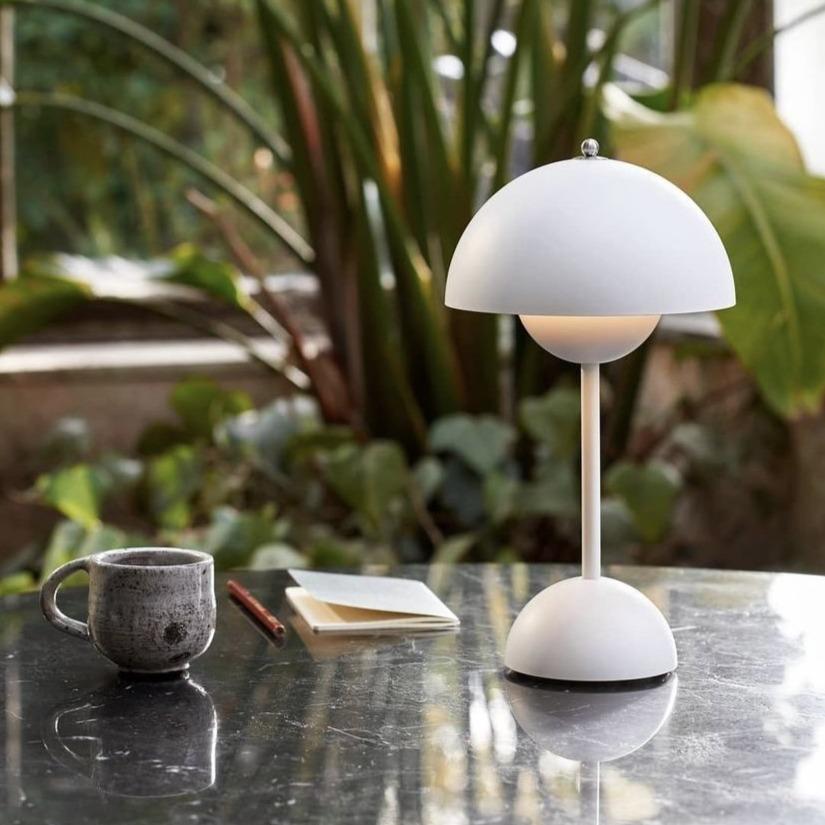 Denmark Flowerpot Lamp (Portable)-Lighting- A Bit Sleepy | Homedecor Concept Store