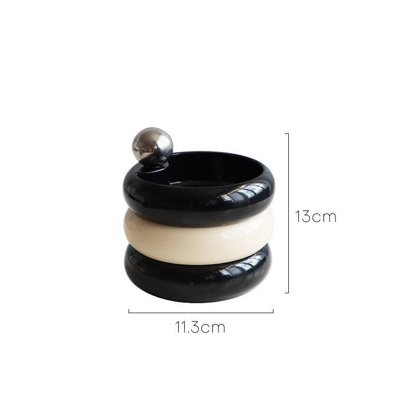 EP Home - Chunky Donut Rotating Jewelry Storage Box-Furnishings- A Bit Sleepy | Homedecor Concept Store