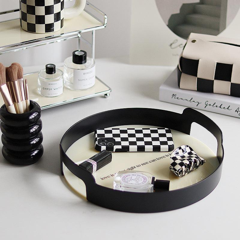 EP Home - Simple Creamy Cosmetics Jewelry Sundries Storage Display Tray-Furnishings- A Bit Sleepy | Homedecor Concept Store