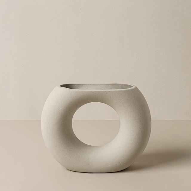 Kerwin Plain Ceramic Vase-Furnishings- A Bit Sleepy | Homedecor Concept Store