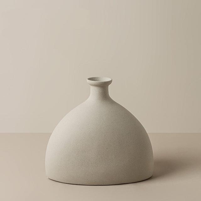 Kerwin Plain Ceramic Vase-Furnishings- A Bit Sleepy | Homedecor Concept Store