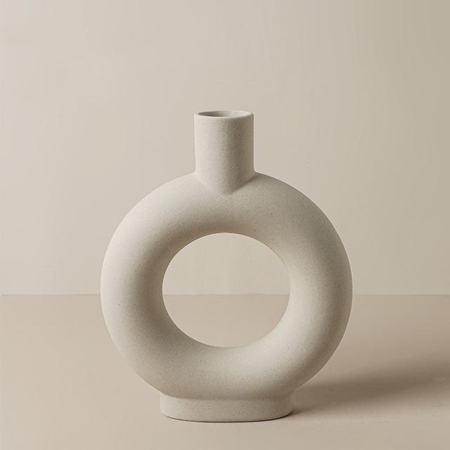 Kerwin Plain Ceramic Vase-Furnishings- A Bit Sleepy | Homedecor Concept Store