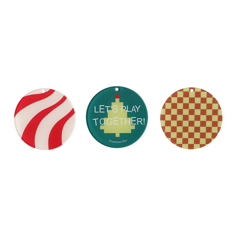 Momo - Acrylic Christmas Ornaments Series-Furnishings- A Bit Sleepy | Homedecor Concept Store