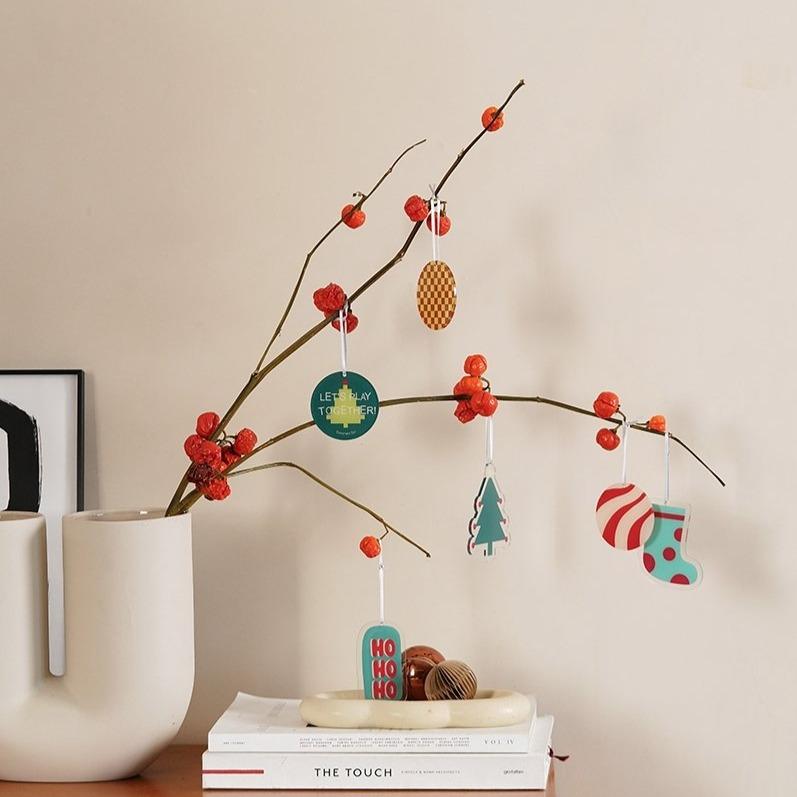 Momo - Acrylic Christmas Ornaments Series-Furnishings- A Bit Sleepy | Homedecor Concept Store
