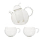 Momo - Fat Pear Round Glass Teapot Set-Drinkware- A Bit Sleepy | Homedecor Concept Store