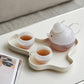 Momo - Fat Pear Round Glass Teapot Set-Drinkware- A Bit Sleepy | Homedecor Concept Store