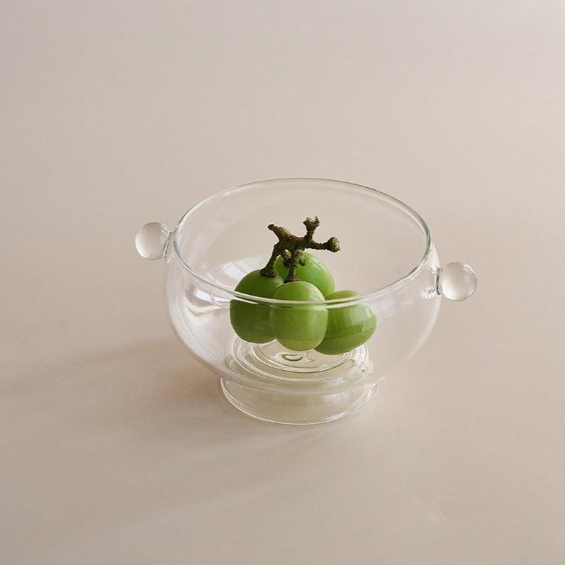 Momo - Jadeite Globe Glass Dessert Bowl-Kitchenware- A Bit Sleepy | Homedecor Concept Store