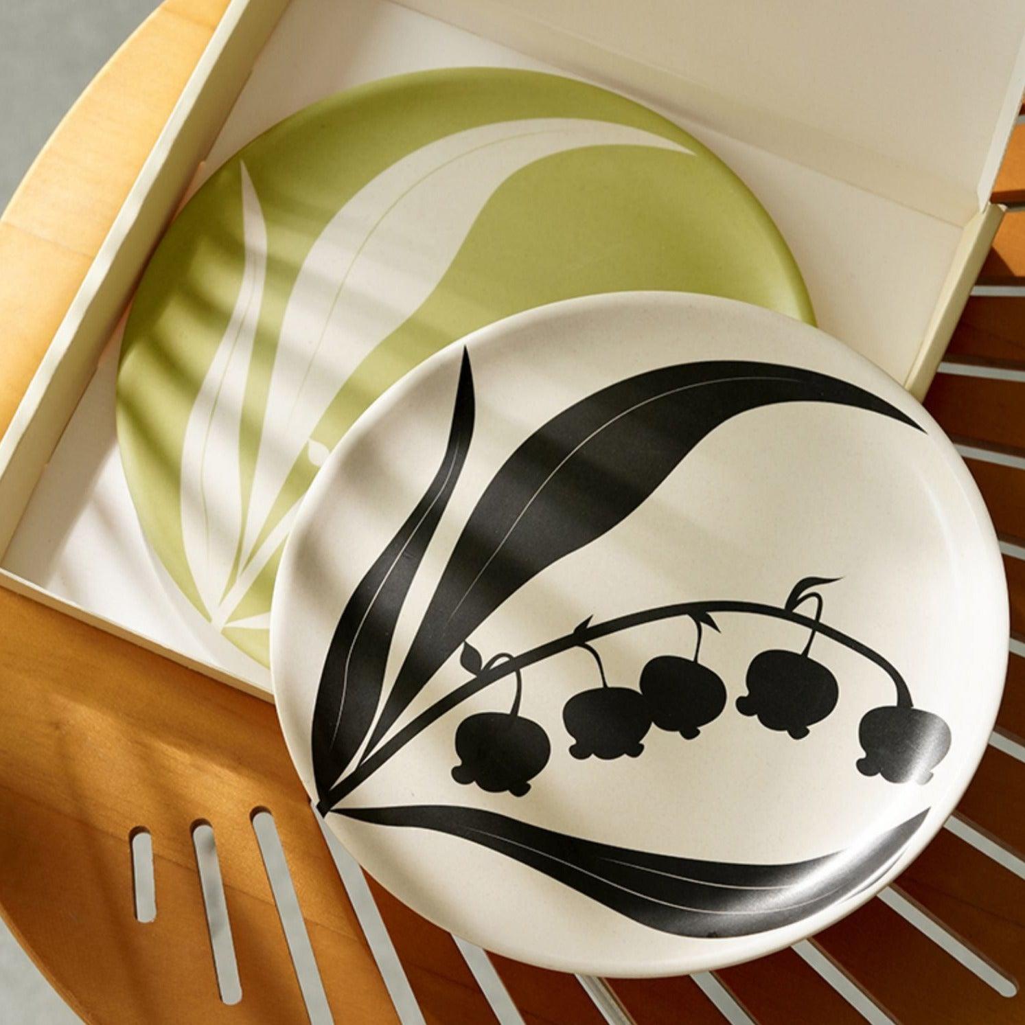 Momo - Lily of the Valley Plate-Tableware- A Bit Sleepy | Homedecor Concept Store
