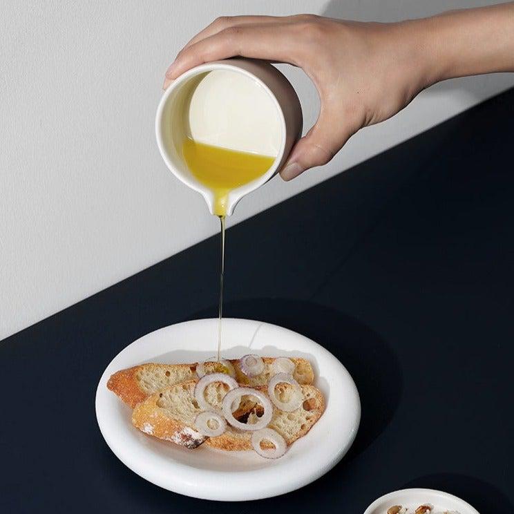 Momo - Plain White Revers Plate-Tableware- A Bit Sleepy | Homedecor Concept Store