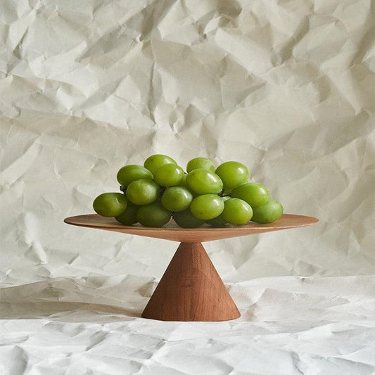 Momo - Vintage Cherrywood Cake Tray-Furnishings- A Bit Sleepy | Homedecor Concept Store