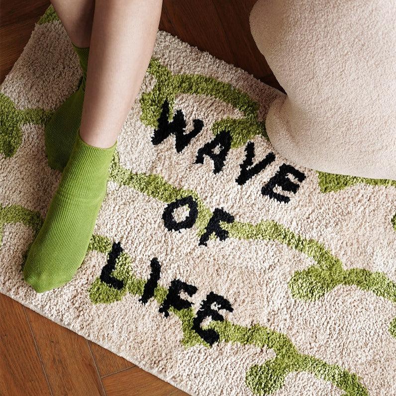 Momo - Wonderful Life Tufted Doormat-Floor rugs- A Bit Sleepy | Homedecor Concept Store