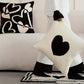 Momo - Wonderland Big Heart Knit Throw Pillow-Textiles- A Bit Sleepy | Homedecor Concept Store