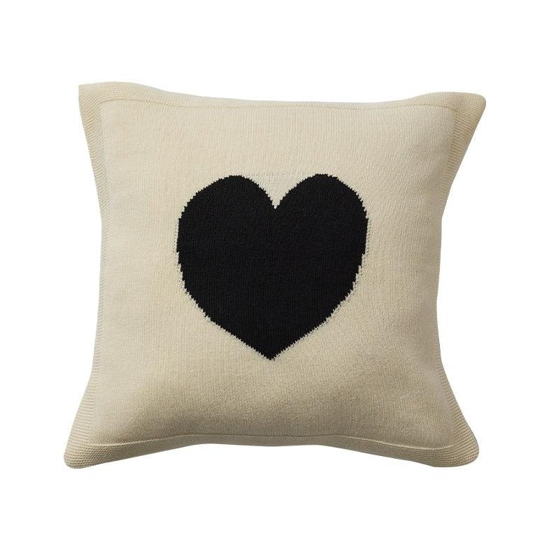 Big heart shaped on sale pillow