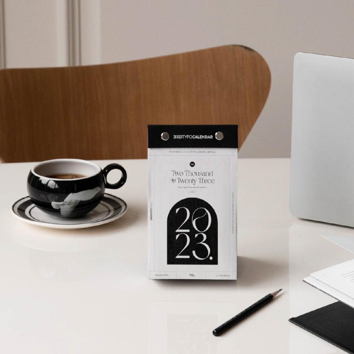 More - 2023 Desktop Typo Calendar-Furnishings- A Bit Sleepy | Homedecor Concept Store