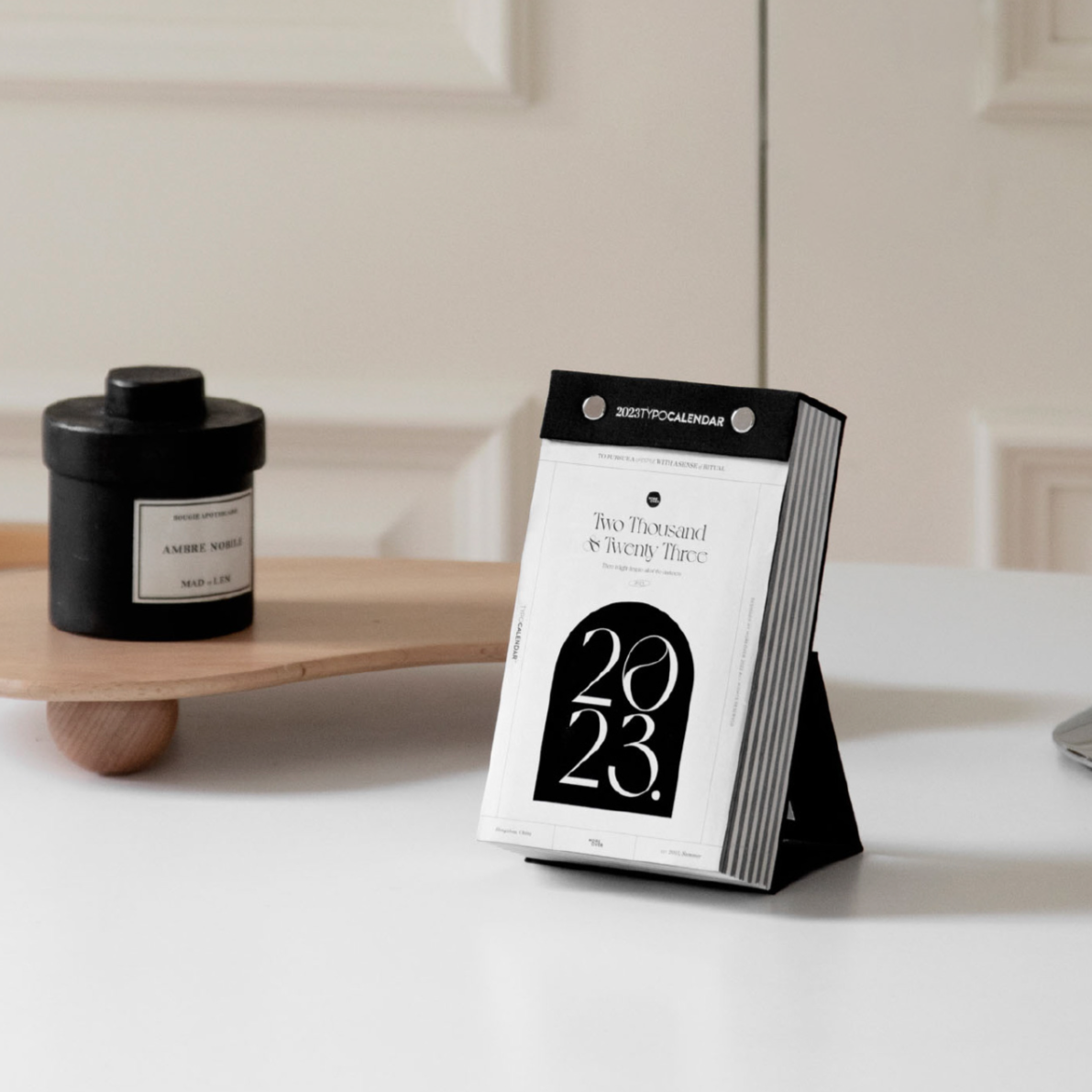 More - 2023 Desktop Typo Calendar-Furnishings- A Bit Sleepy | Homedecor Concept Store