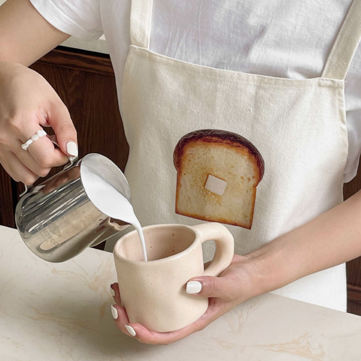 More - Bread Cotton Apron-Kitchenware- A Bit Sleepy | Homedecor Concept Store