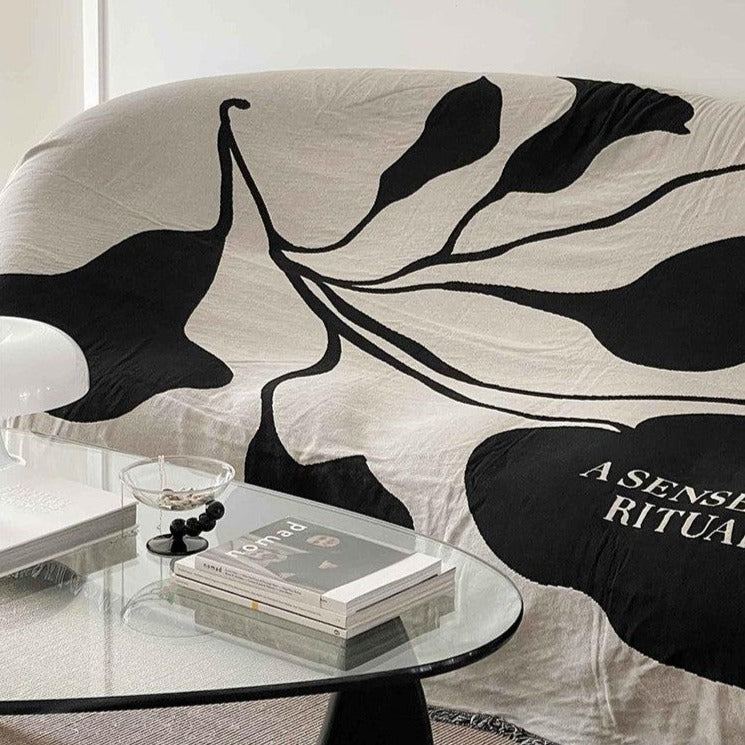 More - Calla Lily Sofa Throw Blanket-Textiles- A Bit Sleepy | Homedecor Concept Store