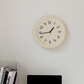 More - Chubby Cream Wall Clock-Furnishings- A Bit Sleepy | Homedecor Concept Store
