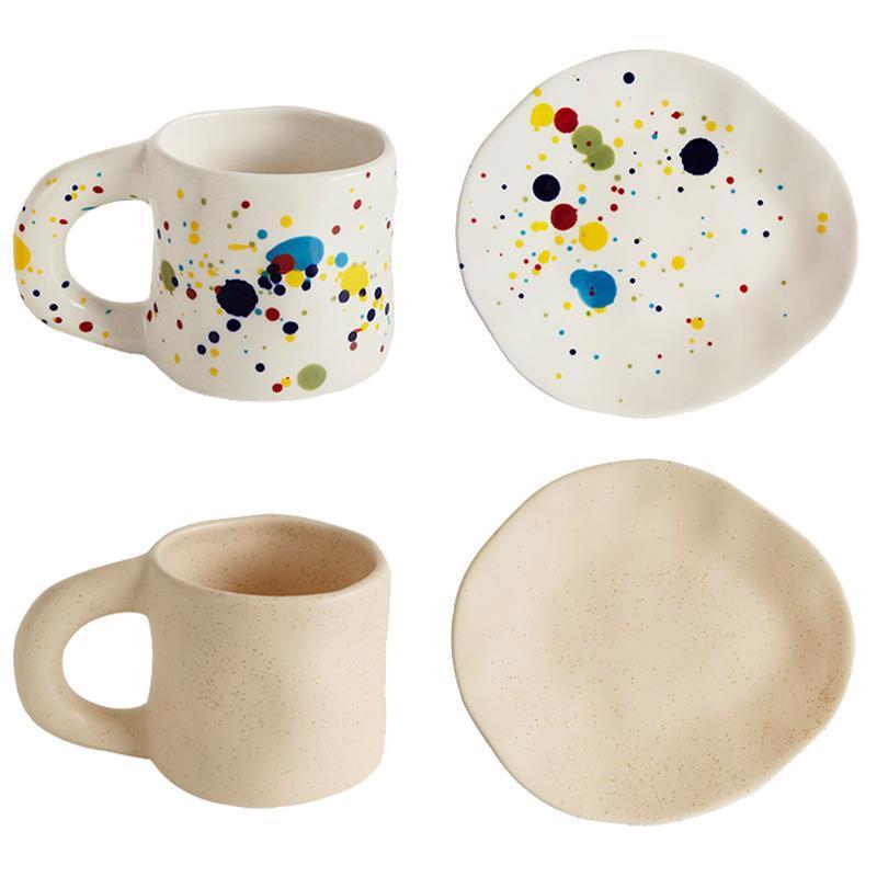 More - Irregular Splash Mug Set-Drinkware- A Bit Sleepy | Homedecor Concept Store