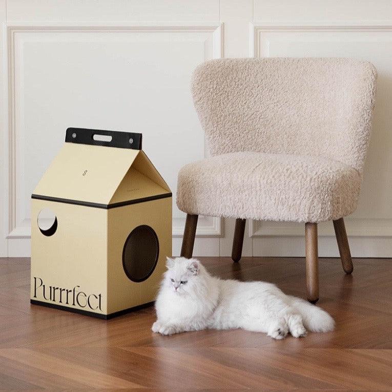 More - Milk Carton Cat House-Furnishings- A Bit Sleepy | Homedecor Concept Store
