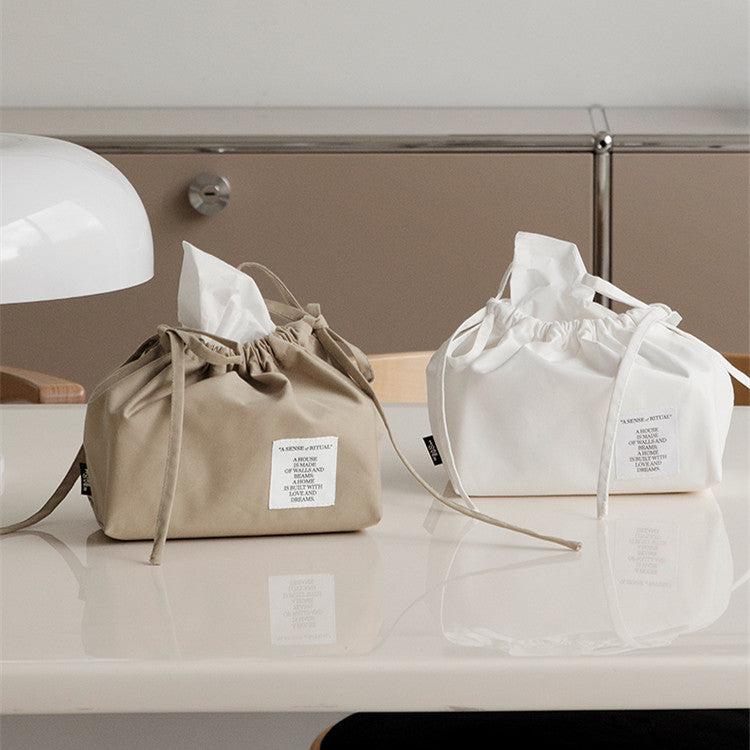 More - Modern Cotton Hangable String Tissue Holder Case-Furnishings- A Bit Sleepy | Homedecor Concept Store