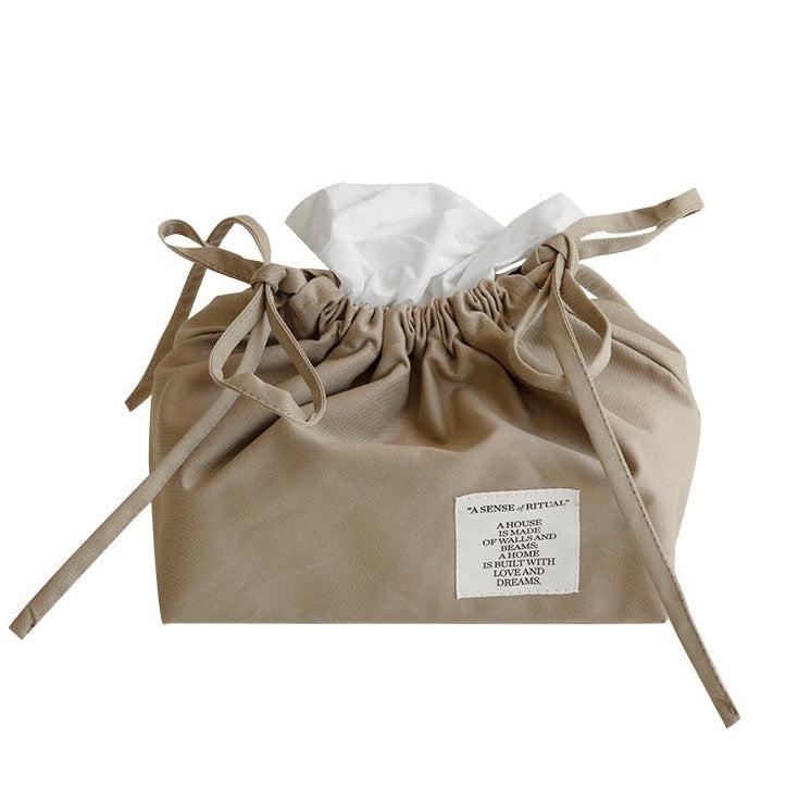 More - Modern Cotton Hangable String Tissue Holder Case-Furnishings- A Bit Sleepy | Homedecor Concept Store