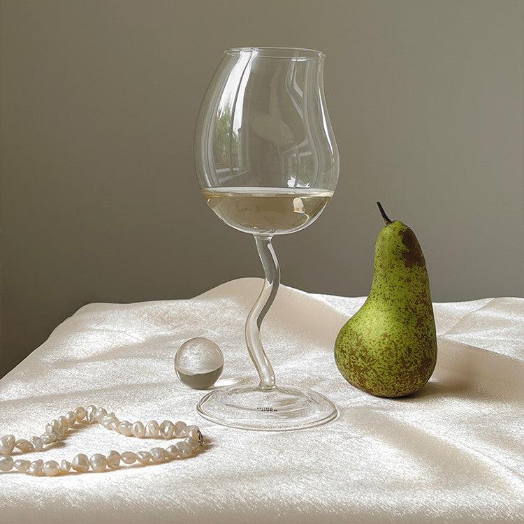 More - Pear Shaped Wine Glass Goblet-Drinkware- A Bit Sleepy | Homedecor Concept Store