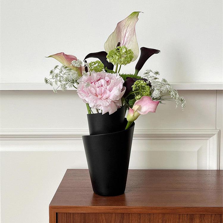 More - Spiral Artistic Resin Vase-Furnishings- A Bit Sleepy | Homedecor Concept Store