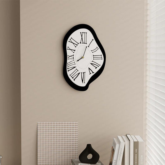 Nordic Abstract Melting Mute Wall Clock-Furnishings- A Bit Sleepy | Homedecor Concept Store