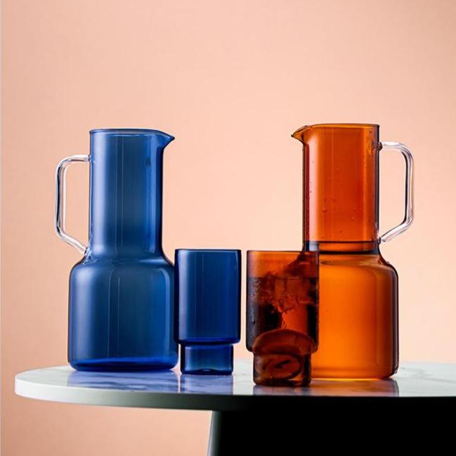 Original Color Geometry Glass Kettle-Drinkware- A Bit Sleepy | Homedecor Concept Store