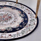 Pastoral Roses Rug (Round)-Floor rugs- A Bit Sleepy | Homedecor Concept Store