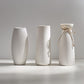 Plain White Hemp Rope Vase-Furnishings- A Bit Sleepy | Homedecor Concept Store