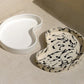 R.F - Plain White Ink Splash Irregular Plate-Drinkware- A Bit Sleepy | Homedecor Concept Store