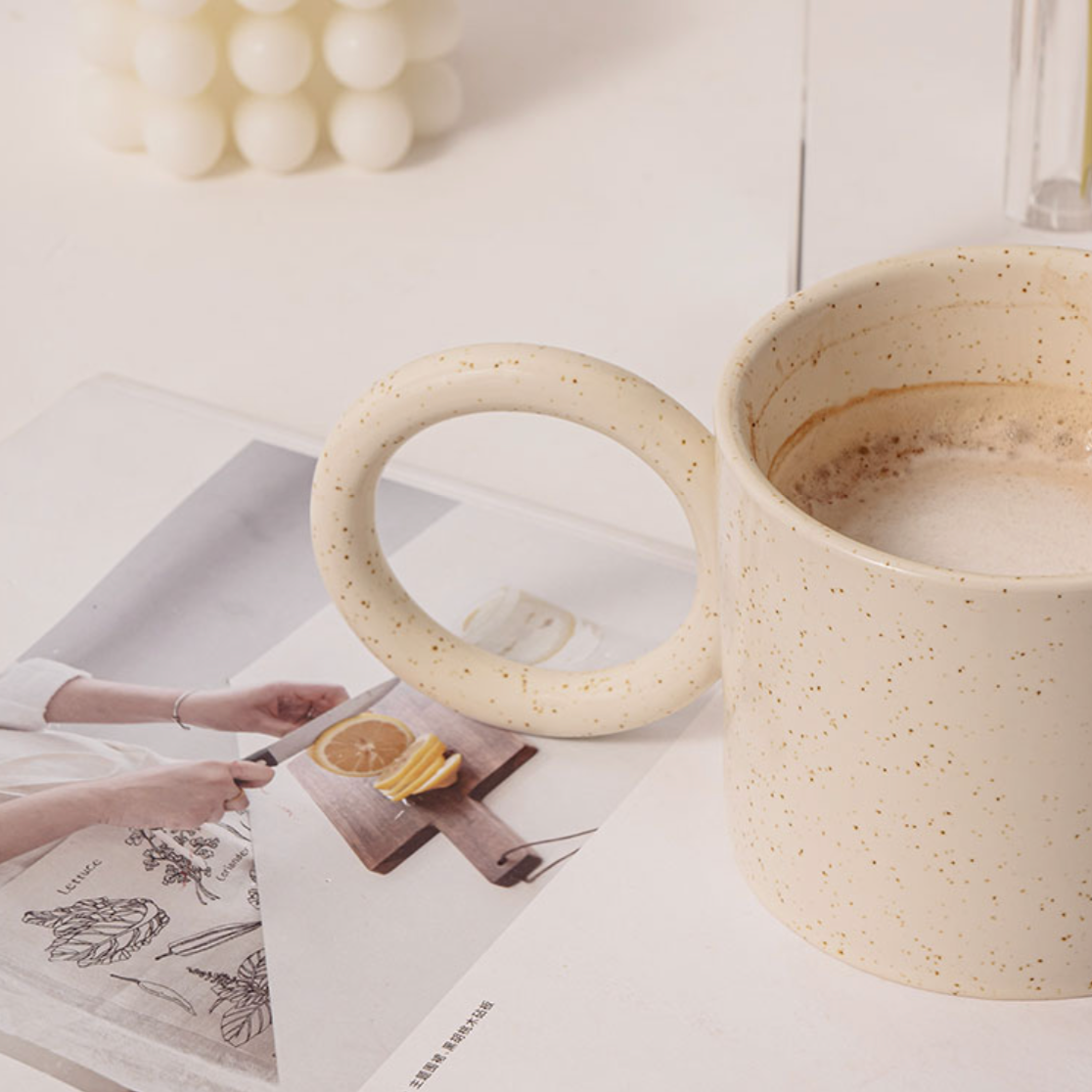 SRM - Big Ear Sesame Mug-Drinkware- A Bit Sleepy | Homedecor Concept Store