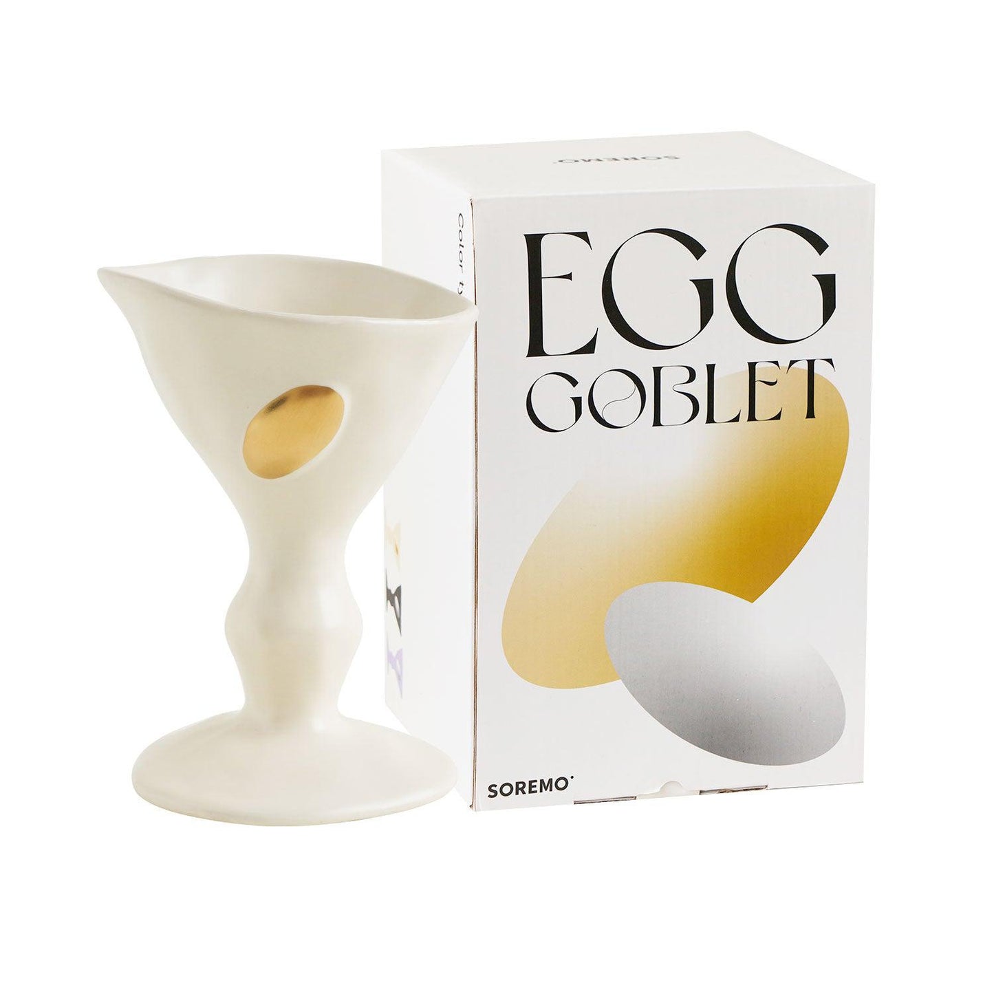 SRM - Golden Egg Handcrafted Ceramic Goblet-Drinkware- A Bit Sleepy | Homedecor Concept Store