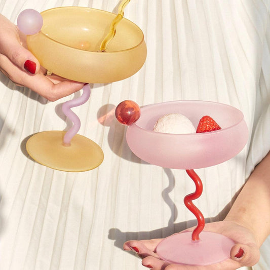 SRM - Twisty Candy Goblet-Drinkware- A Bit Sleepy | Homedecor Concept Store