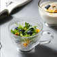 Sunflower Embossed Breakfast Glass Cup-Drinkware- A Bit Sleepy | Homedecor Concept Store