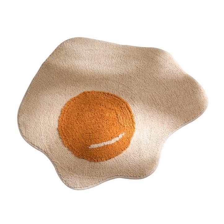 Sunny Side Up Egg Mat-Floor rugs- A Bit Sleepy | Homedecor Concept Store